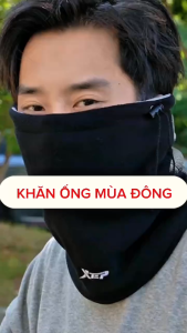 Khăn ống đi xe mùa đông XTEP chính hãng đa năng chống gió bụi giữ ấm mùa thu đông che cổ chống nắng ngoài trời