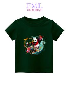 Kaos Anak-Anak Gambar Kungfu Panda (usia 2-10 Tahun) Katun PE