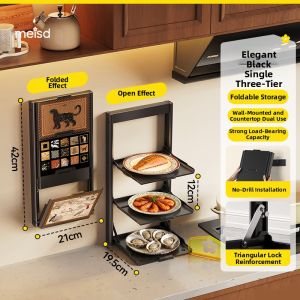 MEISD | Foldable Wall-Mounted Multi-functional Kitchen Organizer