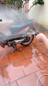 Béc xịt rửa xe mỏ vịt - đầu chỉnh tia nước của súng xịt rửa xe mini gia đình máy rửa xe cao áp ( Ren Ngoài 14mm )