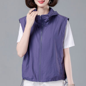 Shalldoer | Fashionable Sun Protection Womens Vest For Petite