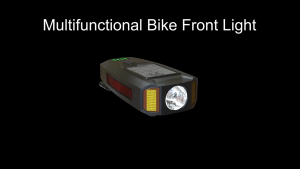 COD PAKET LENGKAP ANLOOK Lampu Depan Sepeda Plus Klakson & Speedometer LED XPG COB 300 Lumens - AS0808