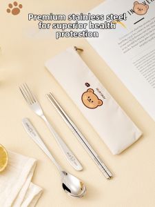 WODEBAIHUI | Bộ Dụng Cụ Inox An Toàn Thực Phẩm Dùng Một Lần