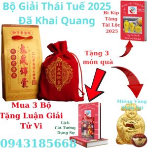 Bộ Giải Thái Tuế Giáp Thìn 2025 Cho Tuổi Dần Thân Tỵ Hợi Tặng Miếng Vàng Thần Tài