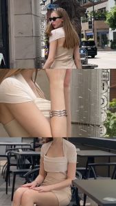 PETCHPLOY - Lopez Dress เดรสผ้าตาข่ายนิ่มพรีเมียม ทรงรัดรูปกระชับสัดส่วน เน้นเอวคอด ดีไซน์คอวีลึก