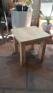 [HCM]Ghế đôn vuông cao 26cm bằng gỗ