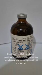 Dufafloxacin 100ml 10% by Dutch Farm Animal Infection Treatment