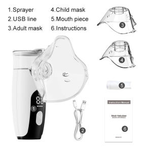Inhalator Atomizer Portable Mesh Nebulizer  for Adult Child Medical Handheld Humidifier Silent Nebulizador Inhaler Humidifier
