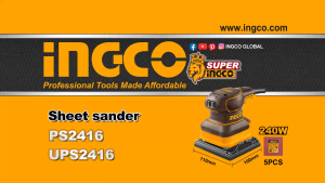 INGCO Palm Sanding Machine 240W PS2416 ING-PT-Palm Sander