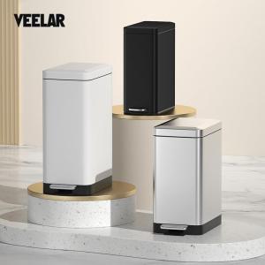 BONINGYU | Thùng Rác Inox Dung Lượng Lớn Có Đạp Chân Cho Nhà