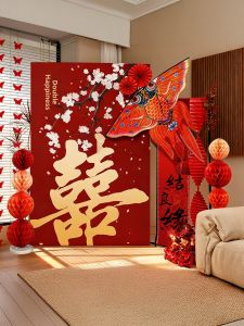 ETY | Wedding Decoration Set Welcoming Signs 3D Happy Characters KT Board