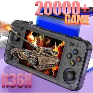 New R36H Handheld Retro Game Consoles Open-Source Linux 3.5 inch IPS Screen Portable Video Player