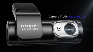 Camera hành trình Vietmap TS 2K lite Ghi hình 2 kênh 2K/Full HD Pin siêu tụ Có GPS  Kết nối xem qua điện thoại Tặng Vietmap Live Pro 12 tháng