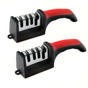 Artifact Four-Stage Multi-Functional Knife Sharpener with Whetstone Kitchen Scissors Sharpening Tool for Kitchen Knives