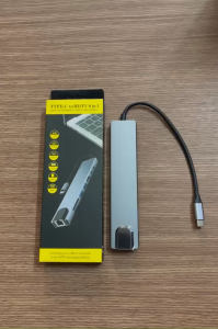 ub Chuyển đa năng 8 in 1 Type C sang HDMI/TF/SD/USB/RJ45 dành cho Macbook laptop