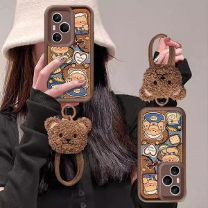 Phone Case Honor400 Honor 400 Pro Honor400Pro 5G Casing New Design Cute Cartoon Bear Doll Silicone Shockproof Lens Protection Soft Cover with Lanyard