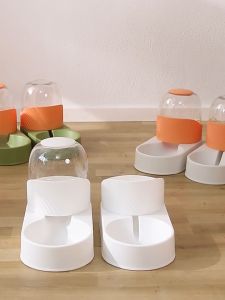 Automatic Pet Feeder & Water Dispenser 3.5L Capacity Gravity-Fed Non-Slip Base Easy to Clean Durable for Cats & Dogs Bowl DD CAT & PET