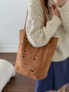 TANGKOU | Plush Fur Versatile Fall Winter Bag Casual Style 2025 New Suede