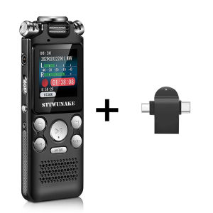 Professional Voice Activated Digital Audio Voice Recorder 8GB 16GB 32G Noise Cancelling Recording PCM Support WAV MP3 Player