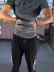 สปริงมือหัก กระชับต้นแขนอุปกรณ์ฟิตเนส ฟิตเนส บาร์ ออกกําลังกาย เครื่องออกกำลังกายแข 20/30/40/50KG