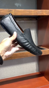 Giày Da Nam Cao Cấp Chính Hãng MICHILUX Classic Moccasin CSMS0 Màu Đen