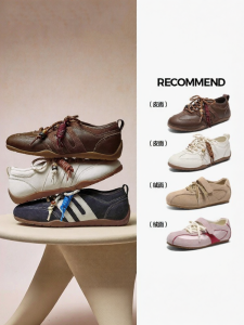 BELLE | Giày Đào Tạo Đế Mỏng Phong Cách Hoa Kỳ Retro