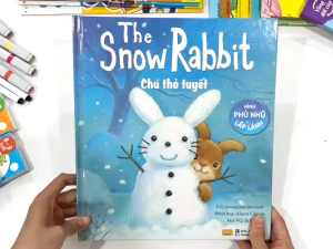 Sách - The Snow Rabbit - Chú Thỏ Tuyết Hình Phủ Nhũ Lấp Lánh - ndbooks