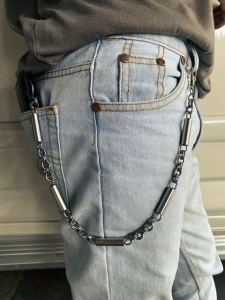 Rantai Dompet Pria Elegan Keren Model Hip Hop Terkini Anti Karat / Rantai Pengaman Dompet