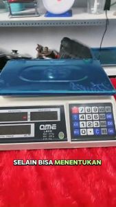 QME Timbangan Buah digital 40kg Digital Computing Scale 40kg Double Display Timbangan Buah 40kg