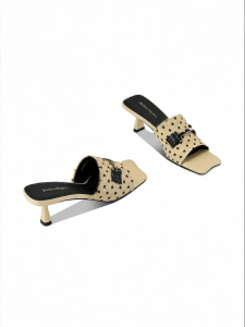 JESSICA SOPHIA | Buckle Metal Heeled Sandals