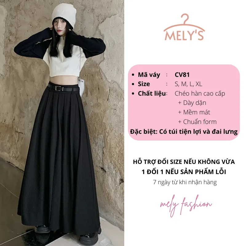 HÀNG CÓ SẴN ] [ HÀNG CÓ SẴN ] CHÂN VÁY LEN TĂM MIDI DÁNG DÀI - CHÂN VÁY XẺ  TÀ ULZZANG | Shopee Việt Nam