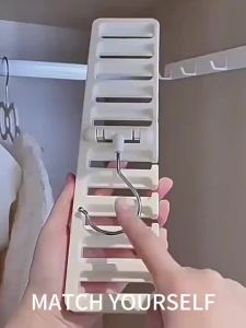 1PC Đa Năng Móc Treo Thắt Lưng Tủ Quần Áo Tổ Chức Tiết Kiệm Không Gian Nhựa Bền Đẹp Bảo Quản Cho Thắt Lưng Dây Buộc Phụ Kiện