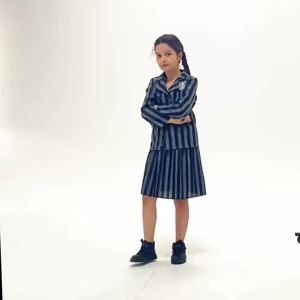 จุด Adams cos ชุดวันฮาโลวีนวันพุธอดัมส์สีดำชุด cosplay เสื้อผ้า