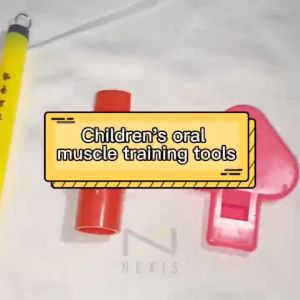 Childrens Oral Muscle Training Tools Rehabilitation Equipment Stimulation Corrector Language Touch