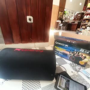 Speaker Bluetooth FullBass NIKO GL6 / Speaker Tabung 6 inch Free Mic - Subwoofer Car GL-6 BluettoohRadioUSB/TFKaraoke - AC / DC