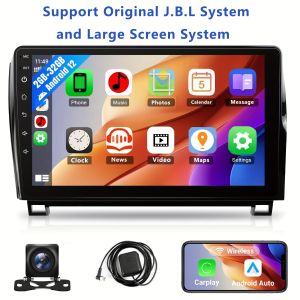 10.1 Inch Touch Screen Wireless Car Stereo Radio For Toyota Tundra 2007-2013 Toyota Sequoia 2008-2018 Carplay Android Auto With
