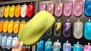 AIKKA CS21 Mustard Gold | Old School Series | Automotive 2K Car Paint Motor Aerosol Spray Warna Cat Bancuh Kereta DIY 车漆