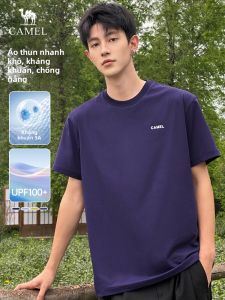 CAMEL | Áo Thun Nam Chống Nắng Kháng Khuẩn Nhanh Khô