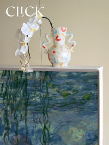 ต้นไม้เซรามิกสีสันสดใสแบบวาดมือสองหู ตกแต่งบ้านด้วยศิลปะระดับไฮเอนด์ อุปกรณ์ตกแต่งบ้าน เครื่องประดับสำหรับโต๊ะทำงาน