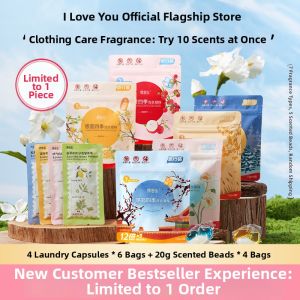 Ouaini | 12x Cleaning Detergent Pods Anti-bacterial Mite-prevention Color-protective