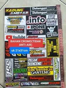 STIKER KATA KATA | STIKER KATA KATA VIRAL | STIKER PACK | STIKER 1 LEMBAR | STIKER CROMO