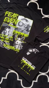 Pearl Haven - Tshirt Kaos Oversize Fear Event Combed 24s Pria & Wanita