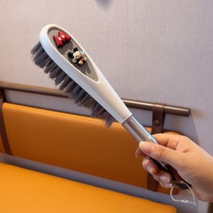 Long Handle Broom Dust Removal Cleaning Tool Soft Bristle Bed Sofa Sweeping Brush Cute Household Personal Care Tools