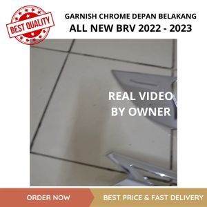 PAKET GARNISH CHROME LIST LAMPU DEPAN BELAKANG MOBIL NEW BRV 2022 2023