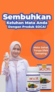 Kapsul Soca Obat Herbal Mata Minus Katarak Glaukoma Silinder Mata Iritasi dan Menjaga Kesehatan Mata