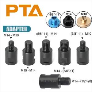 Angle Grinder M10 M14 5/8-11 Adapter Thread Converter Adapter Interface Connector Screw Connecting Rod Nuts Slotting 100 125 Typ