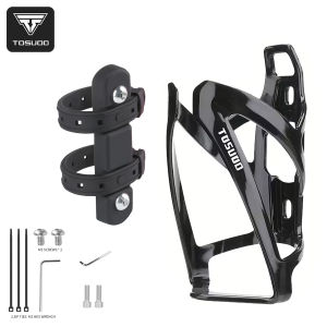 TOSUOD | TOSUOD Universal Silicone Bicycle Bottle Cage Mount Adapter Bike Cup Holder Base Conversion Bracket Cycling Equipment