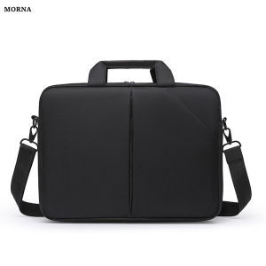MORNA 15.6 Inch Laptop Bag Business Portable Computer Handbags Laptop Shoulder Handbag Zipper Shoulder Simple Style