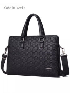 กระเป๋าหนังวัวสำหรับผู้ชาย Cohnim Kevin กระเป๋าสะพายข้างสำหรับใส่โน้ตบุ๊กขนาด 14 นิ้ว กระเป๋าใส่ของสำหรับธุรกิจแบบนิ่ม กระเป๋าสะพายข้างแบบสะพายข้างสำหรับวัยรุ่น