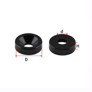5PCS/10PCS Colorful High-quality Aluminum Alloy M2 M3 M4 M5 M6 M8 Countersunk Gasket Hexagon Bolt Round Flat Washer